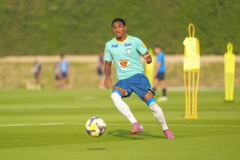 Kayke Santos, atacante do Athletico Foto: Nelson Terme/CBF