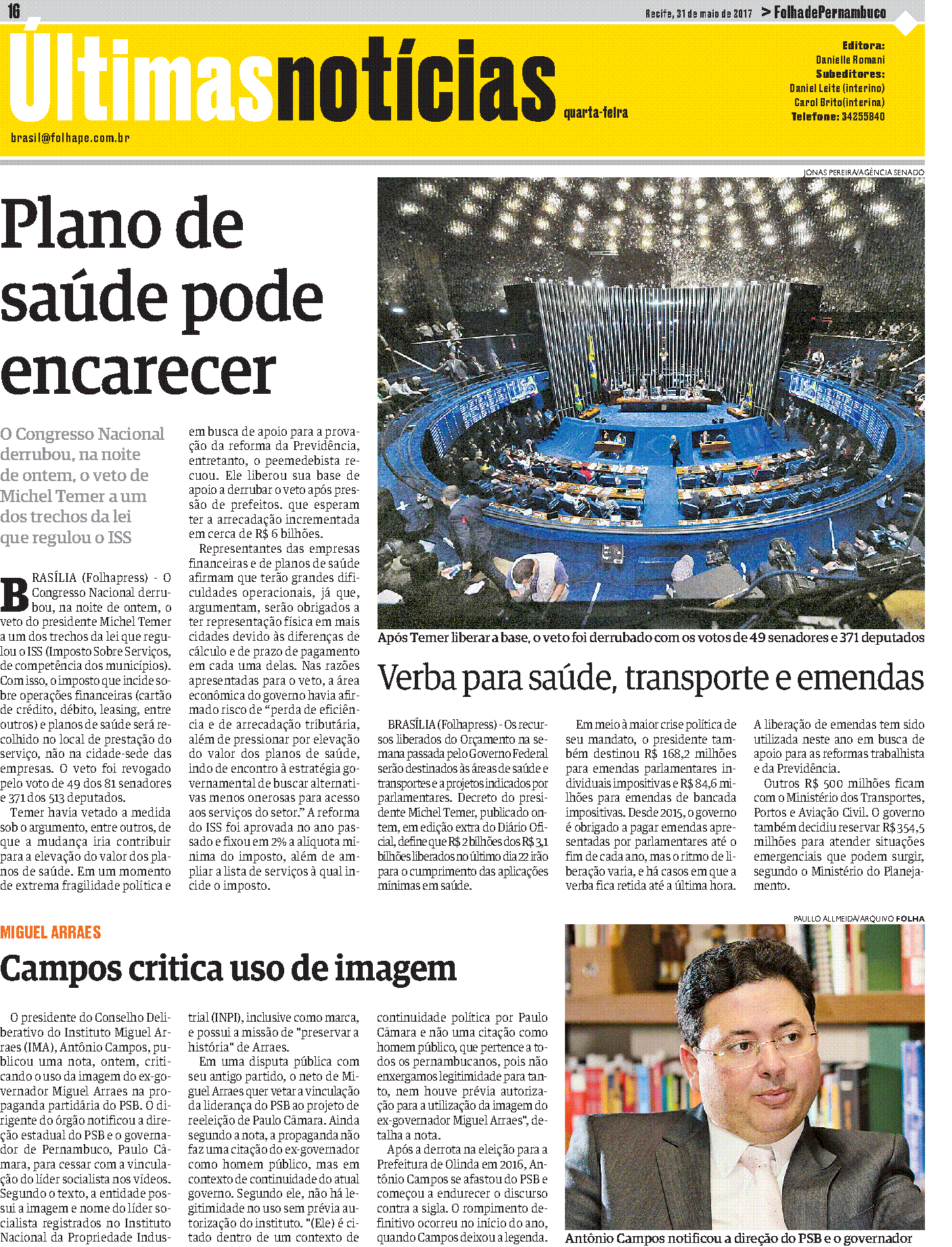 Folha PE - Jornal Do Dia 31 De Maio De 2017