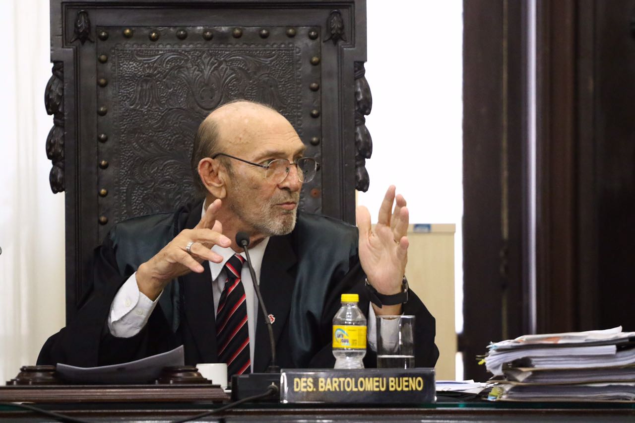 Desembargador Bartolomeu Bueno, no julgamento do caso do Conjunto Residencial Eldorado