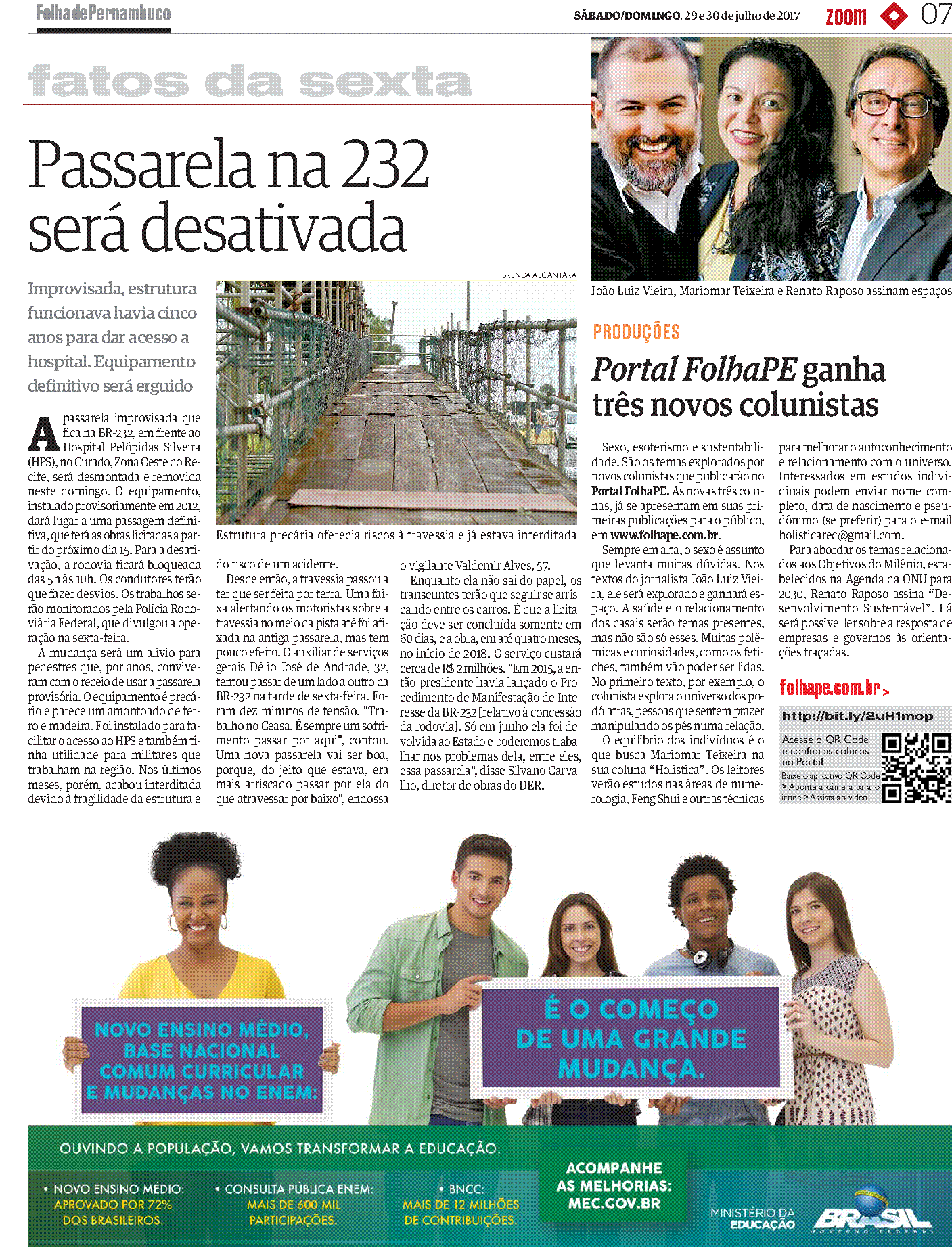 Folha PE - Jornal do dia 29 de julho de 2017