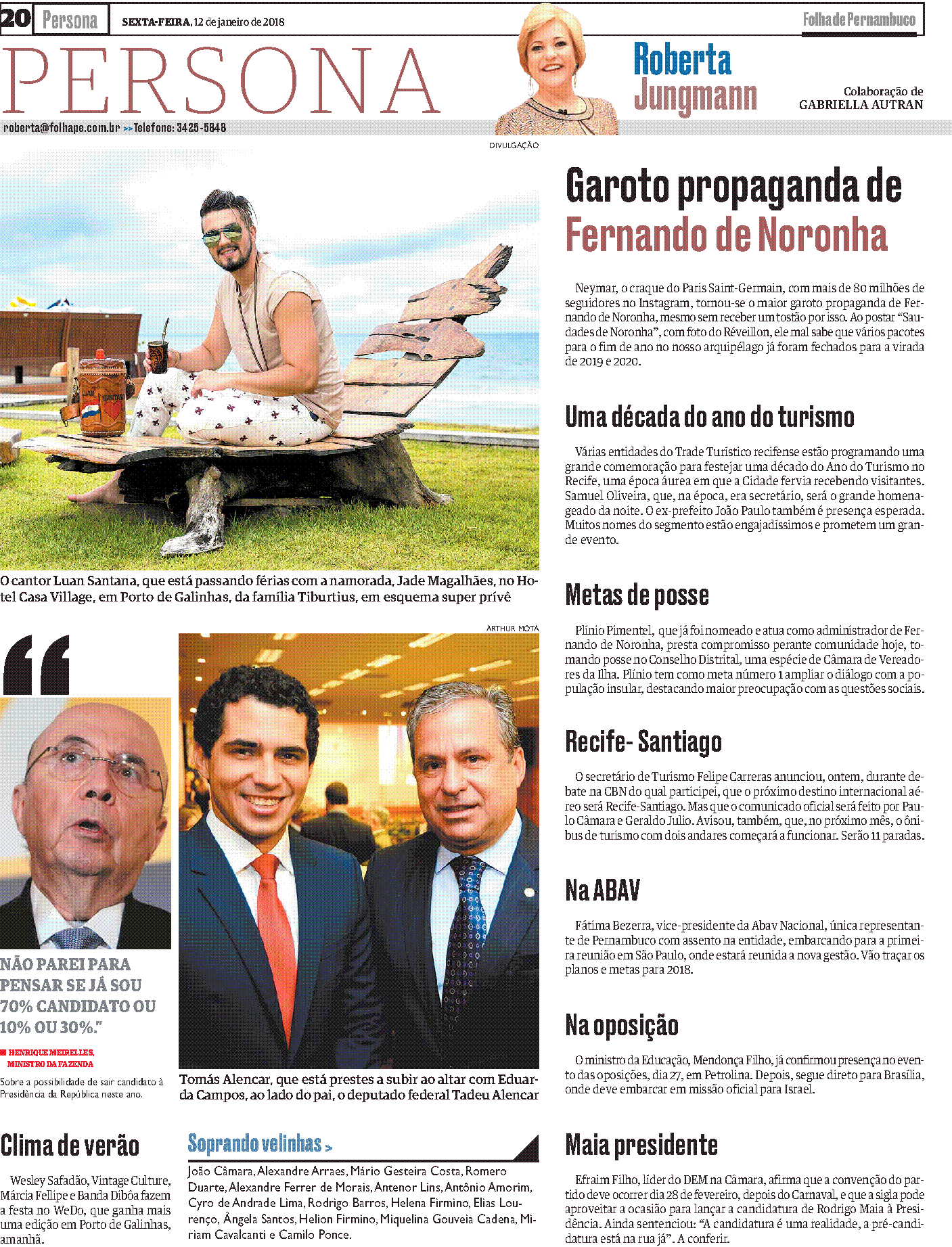 Folha PE - Jornal do dia 12 de janeiro de 2018