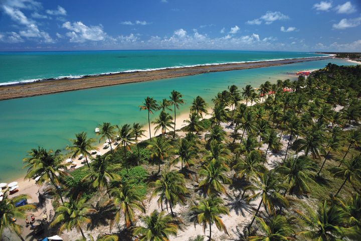 Muro Alto, uma das praias mais conhecidas de Porto de Galinhas