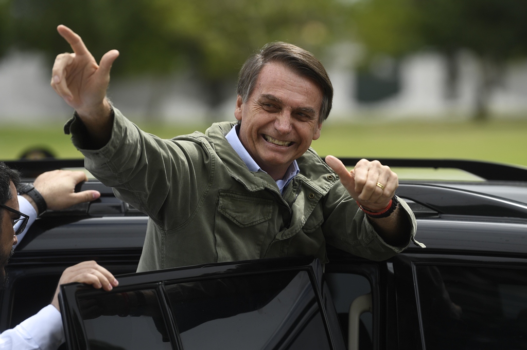Presidente eleito Jair Bolsonaro (PSL)
