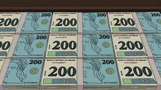 Nota de R$ 200,00 apareceu em episódio de 2014 dos Simpsons