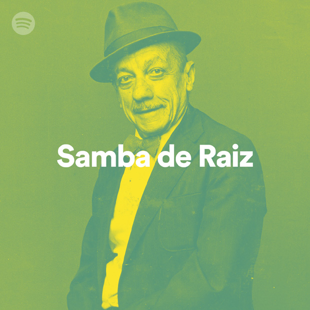 Capa da playlist em homenagem ao sambista