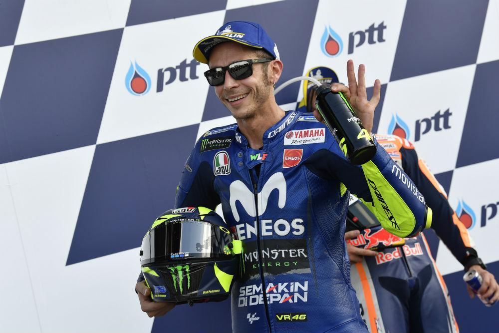 Agora piloto da Petronas Yamaha, Rossi segue ativo e competitivo na Moto GP