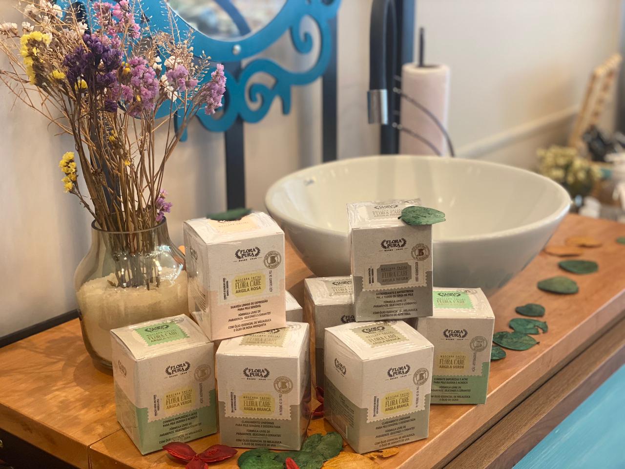 Flora Pura oferece argila para cuidados em casa
