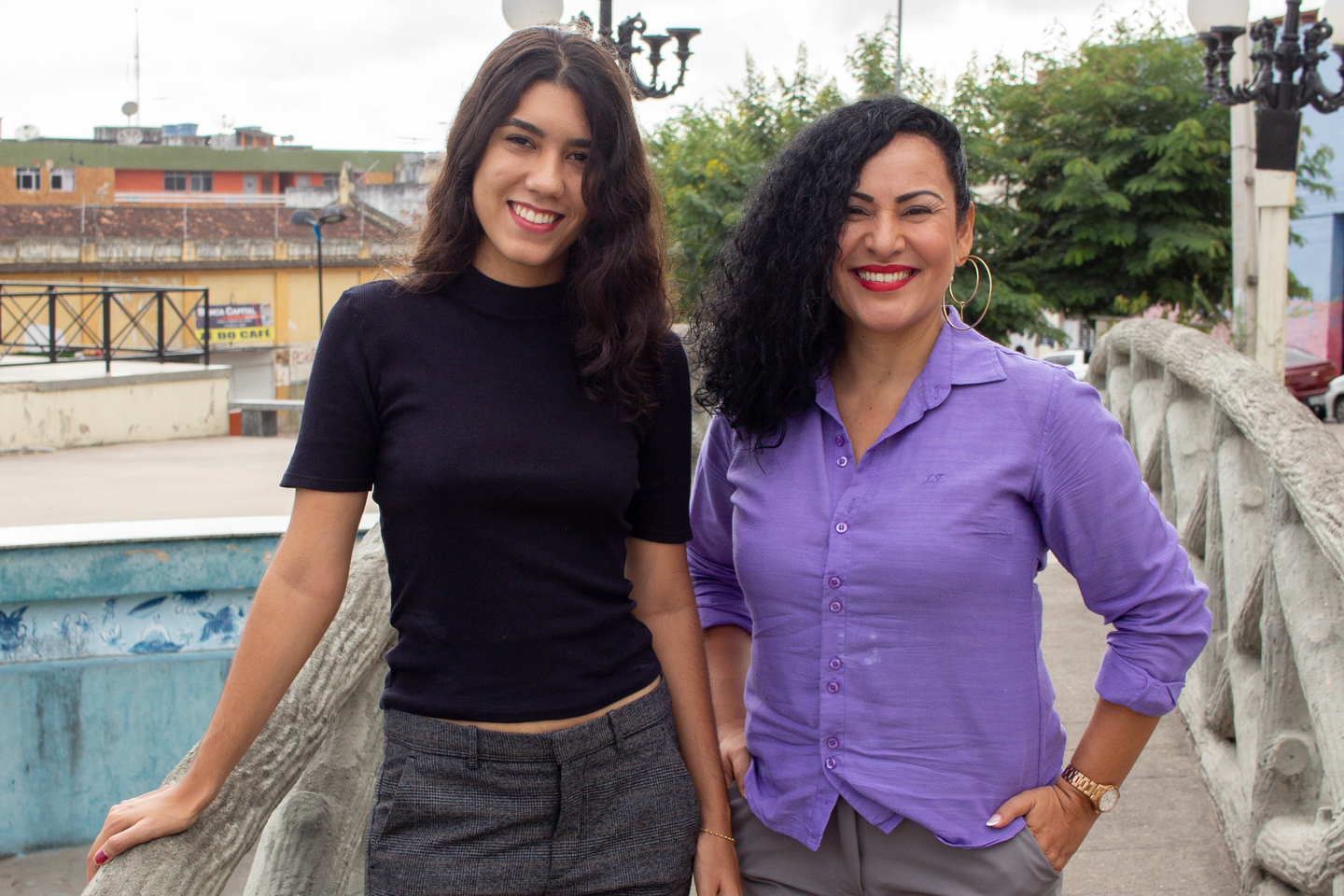 Bruna Moraes e Herika Araújo, integrantes das Vitoriosas