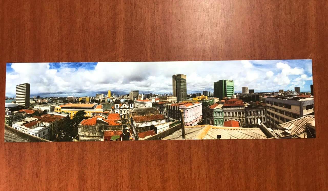 Imagem panorâmica do bairro do Recife