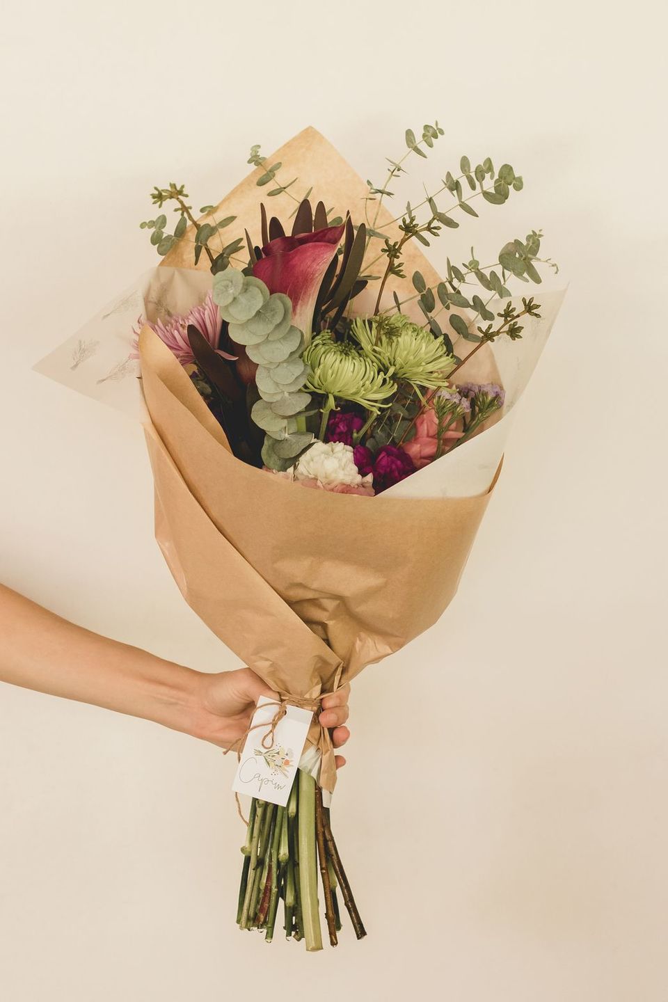 Modelo de buquê do clube de assinatura