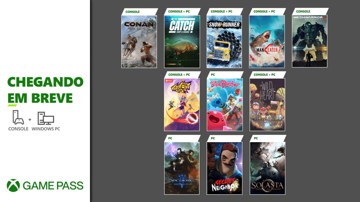 SAIU! Confira os novos jogos do Game Pass em maio