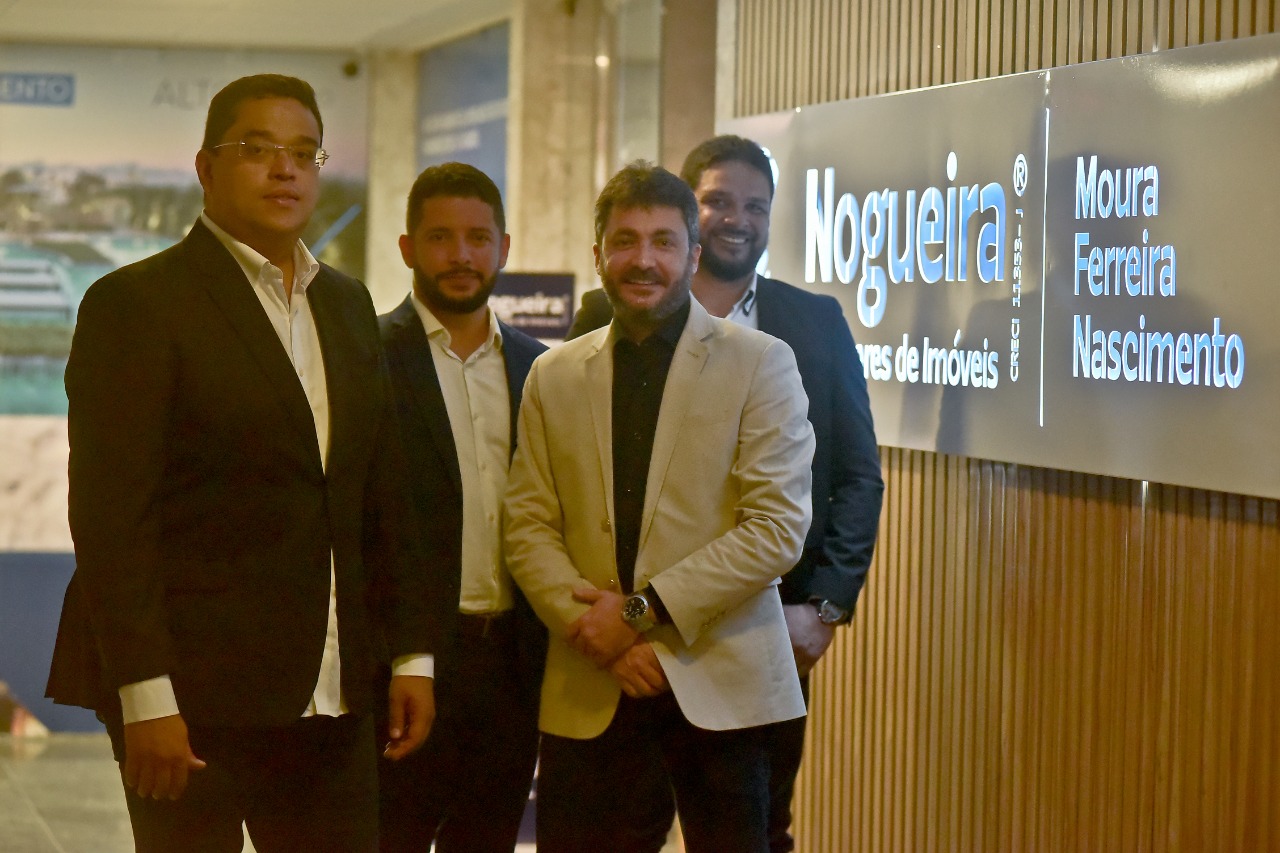 Os atuais sócios Armando Nogueira, Eduardo Nascimento, Sérgio Moura e Paulo Ferreira 