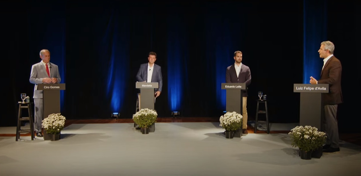 Ciro Gomes Eduardo Leite e Luiz Mandetta debatem perspectivas