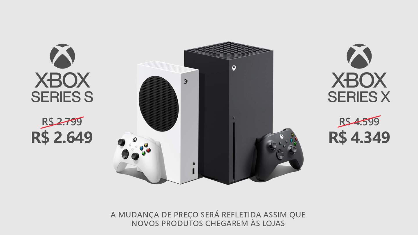 Xbox redução de preço