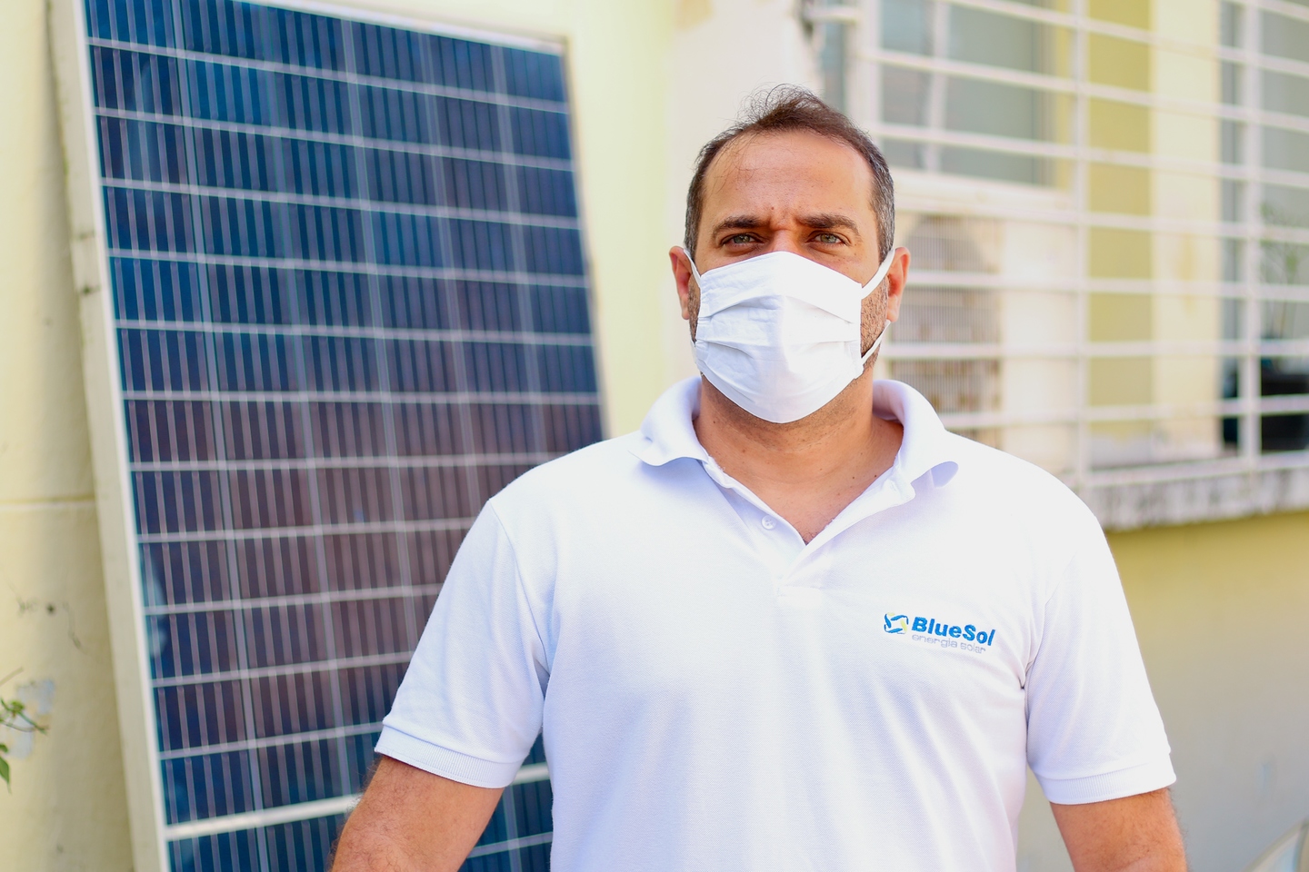 Felipe Nascimento, franqueado da Blue Sol Energia Solar, no Recife