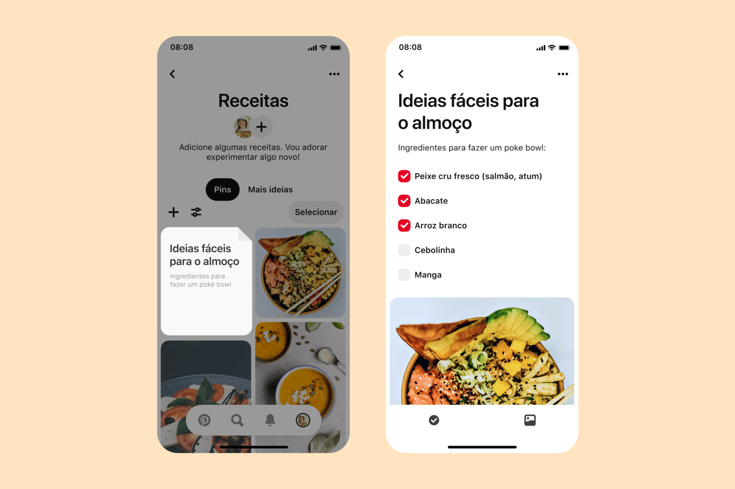 Notas do Pinterest