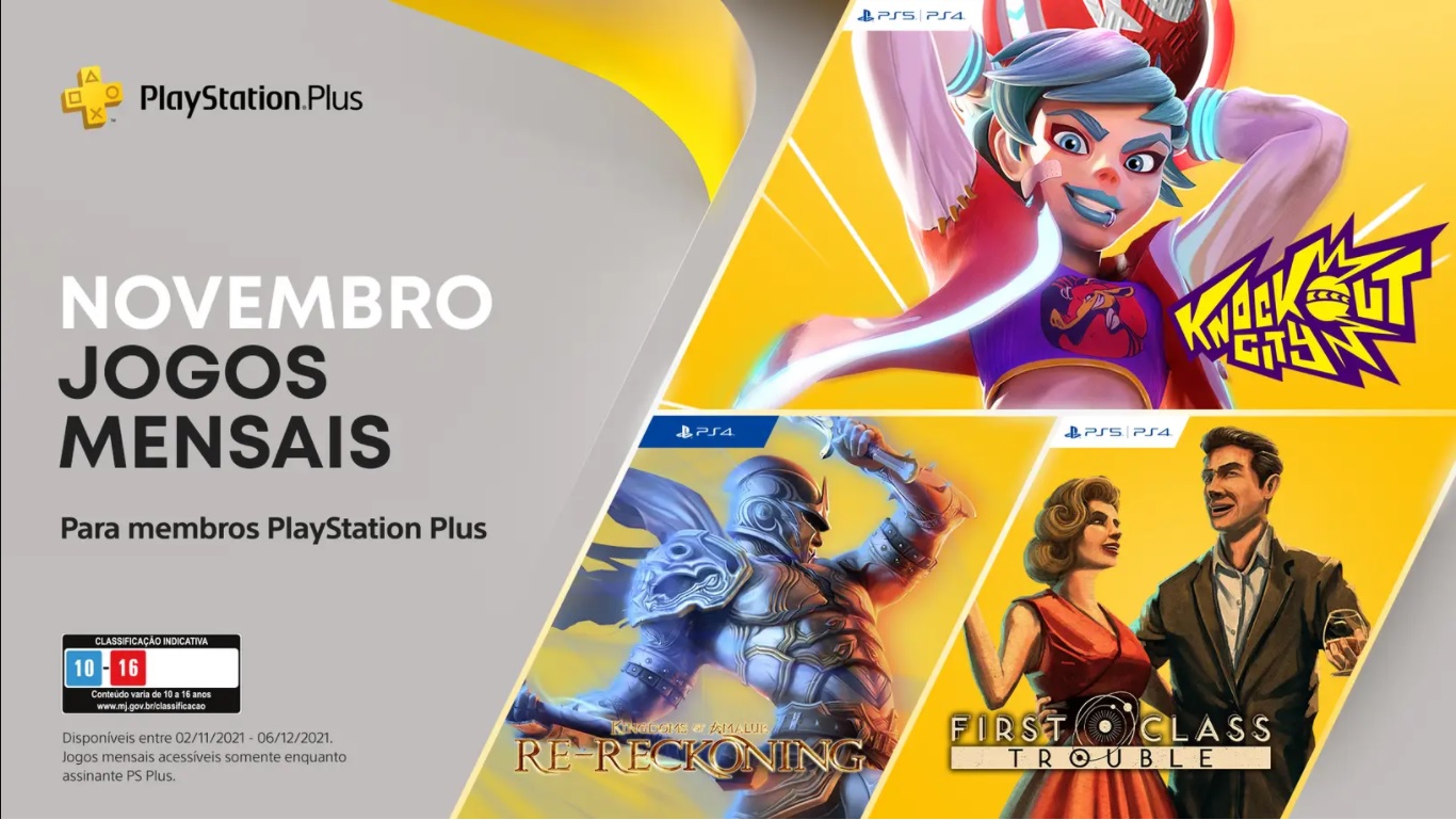 Jogos grátis no PS Plus para maio