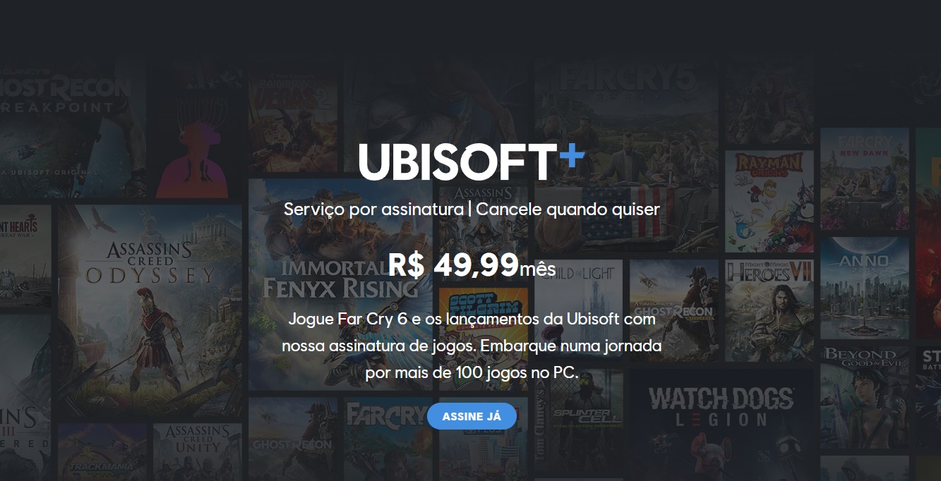 Serviço de Assinatura de Jogos Ubisoft+