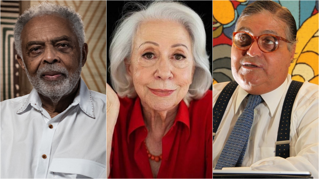 Gilberto Gil, Fernanda Montenegro e José Paulo Cavalcanti