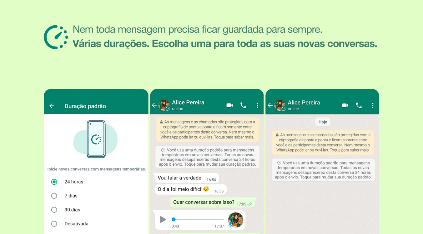 WhatsApp temporário