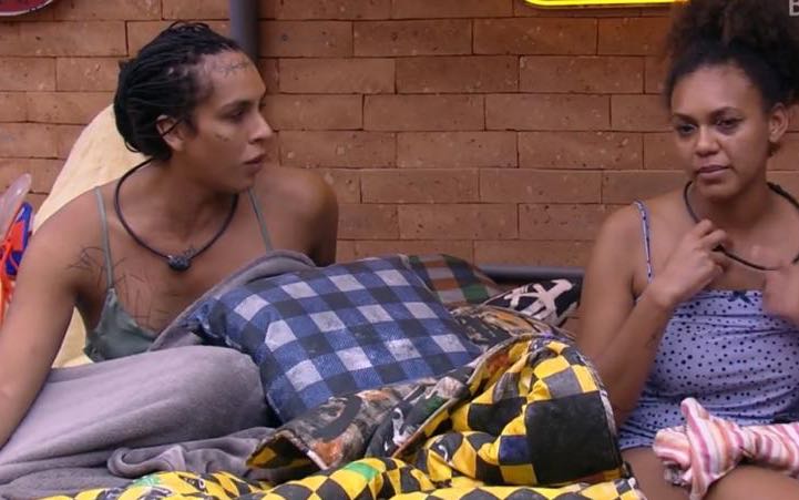 Linn da Quebrada e Jessilane, durante conversa no BBB22