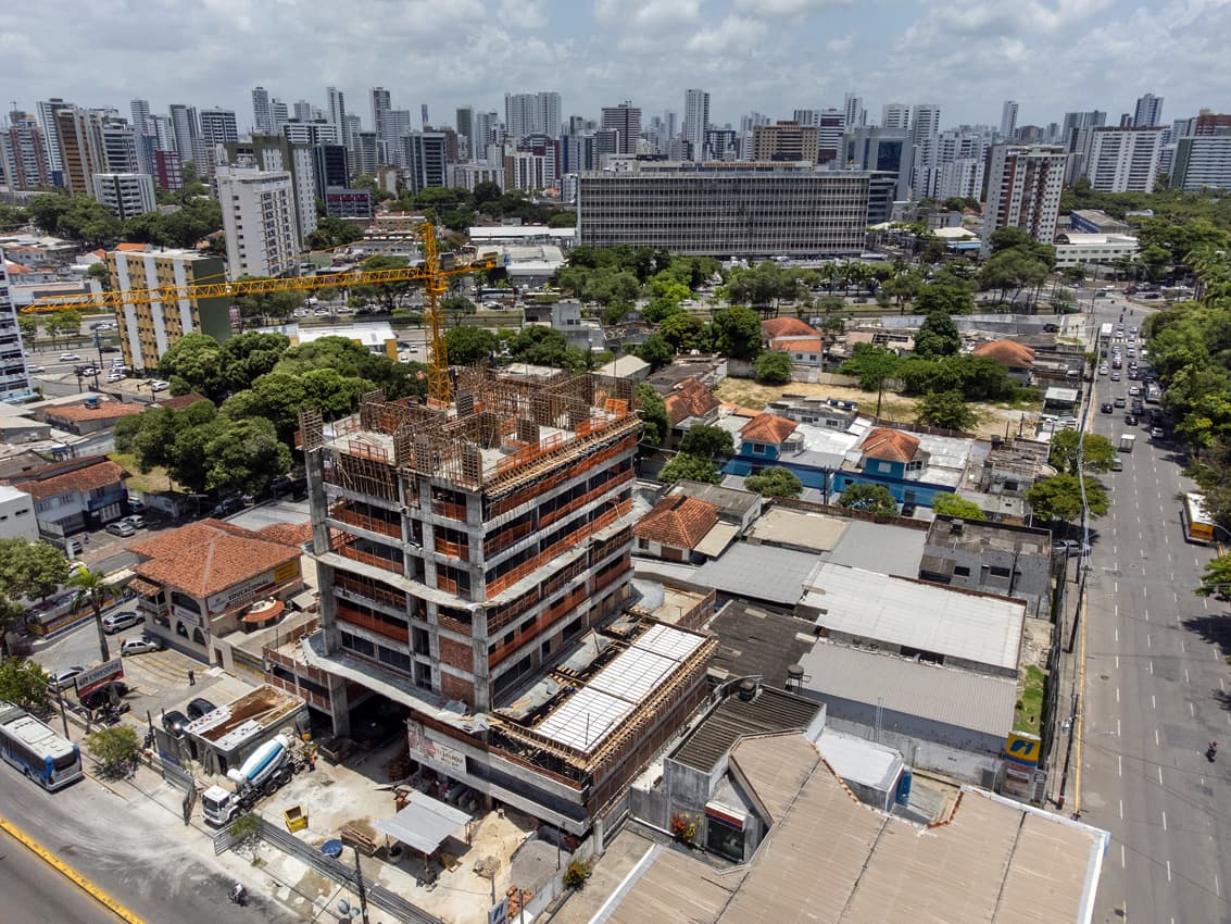 Construção de empreendimento da MaxPlural no Recife 