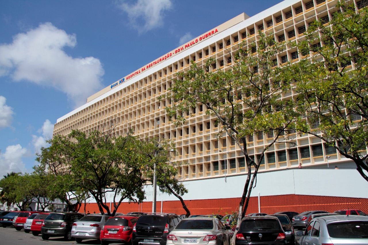 Fachada do Hospital da Restauração