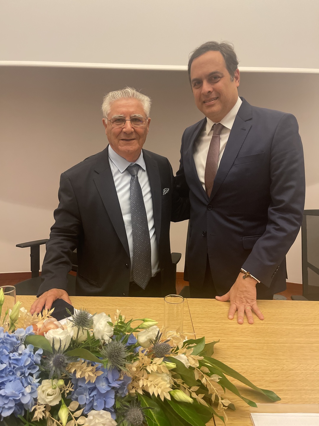 Zeferino Ferreira da Costa e o governador Paulo Câmara na inauguração do IPP, um sonho concretizado de mais de 20 anos do empresário luso-brasileiro