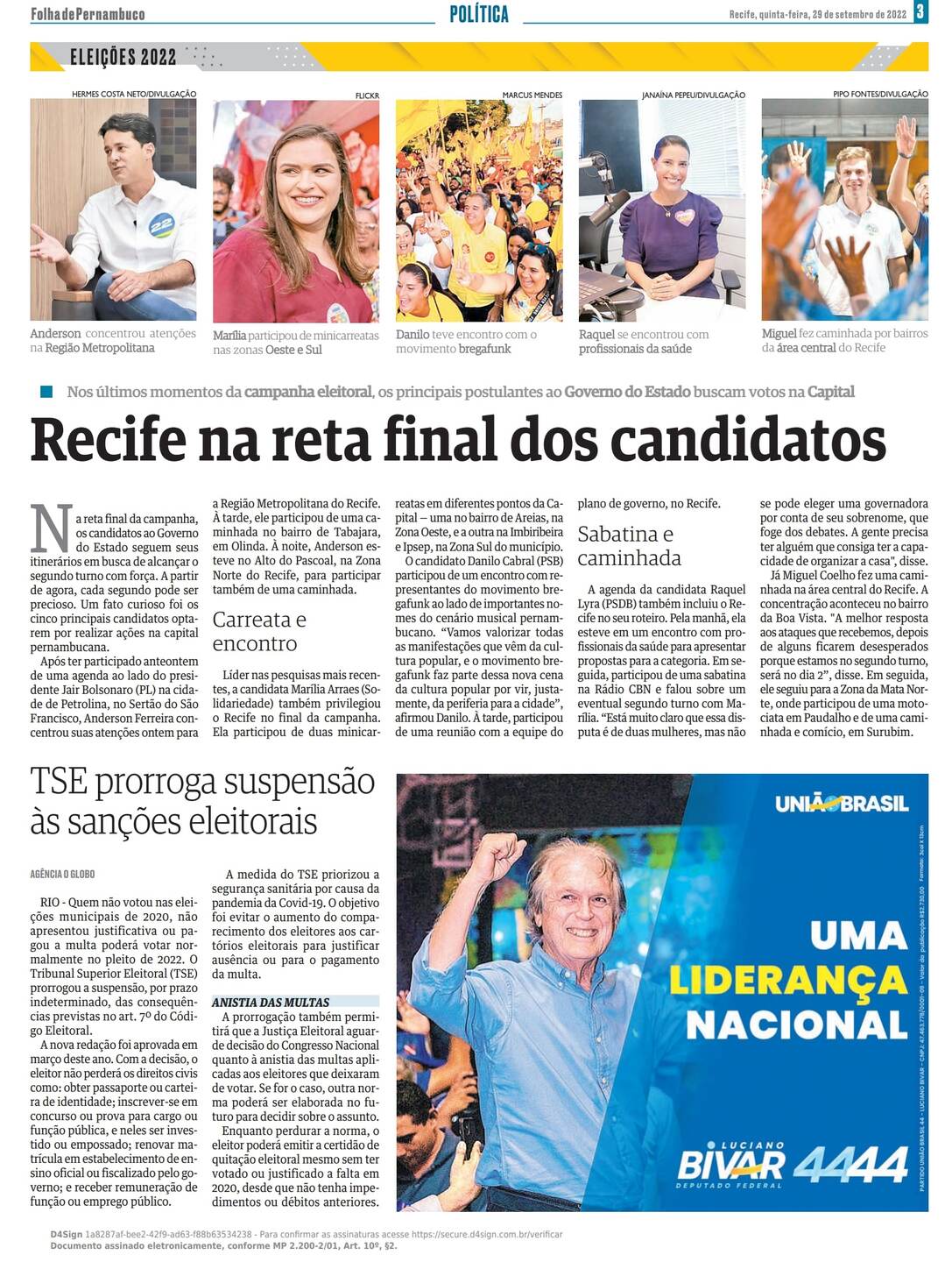 Folha PE - Jornal do dia 29 de setembro de 2022