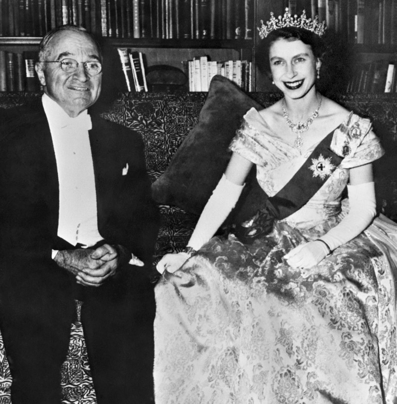 Truman e a rainha Elizabeth II