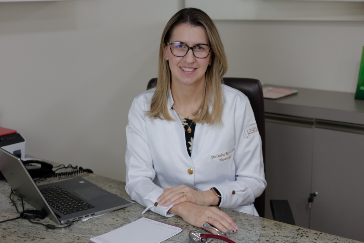 Carolina Reis, médica da Unidade de Hepatologia do Hospital Jayme da Fonte