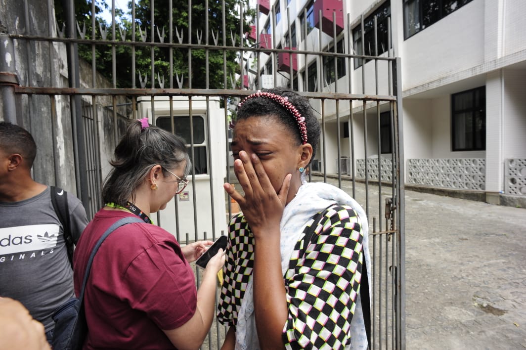 Maria Eduarda, 18 anos, esqueceu o documento com foto