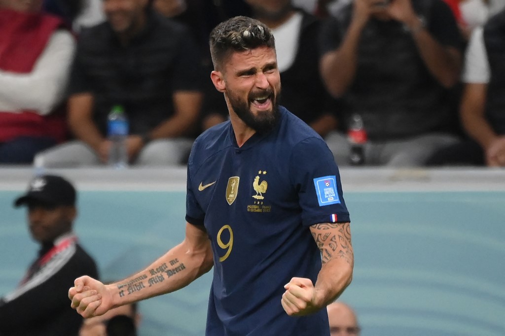 Giroud tem quatro gols na Copa