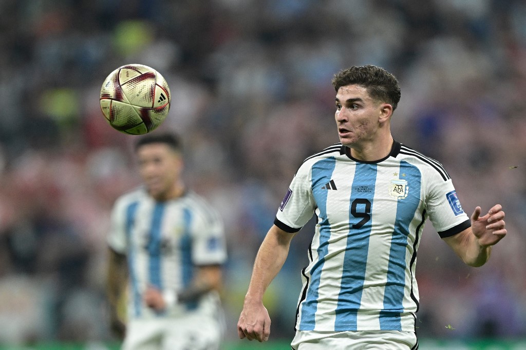 Álvarez fez dois gols na semifinal contra a Croácia