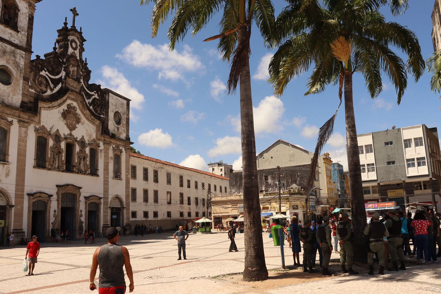 Pátio do Carmo, no centro do Recife