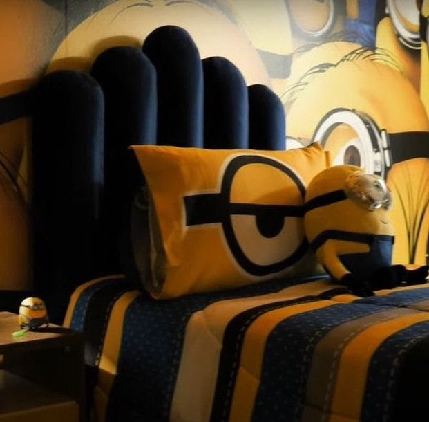 Quarto temático dos Minions na casa de José Aldo 