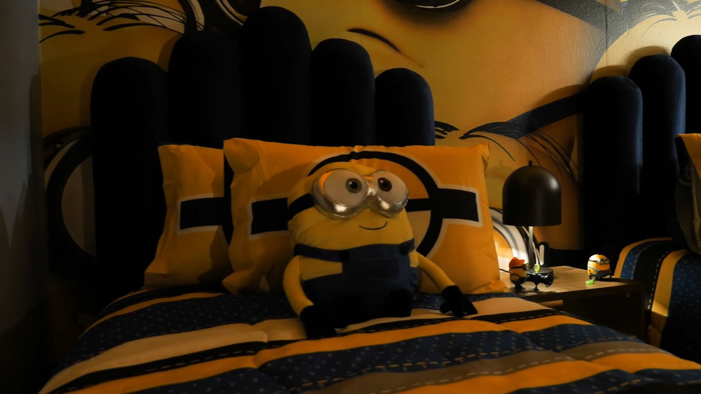 Quarto temático dos Minions na casa de José Aldo 