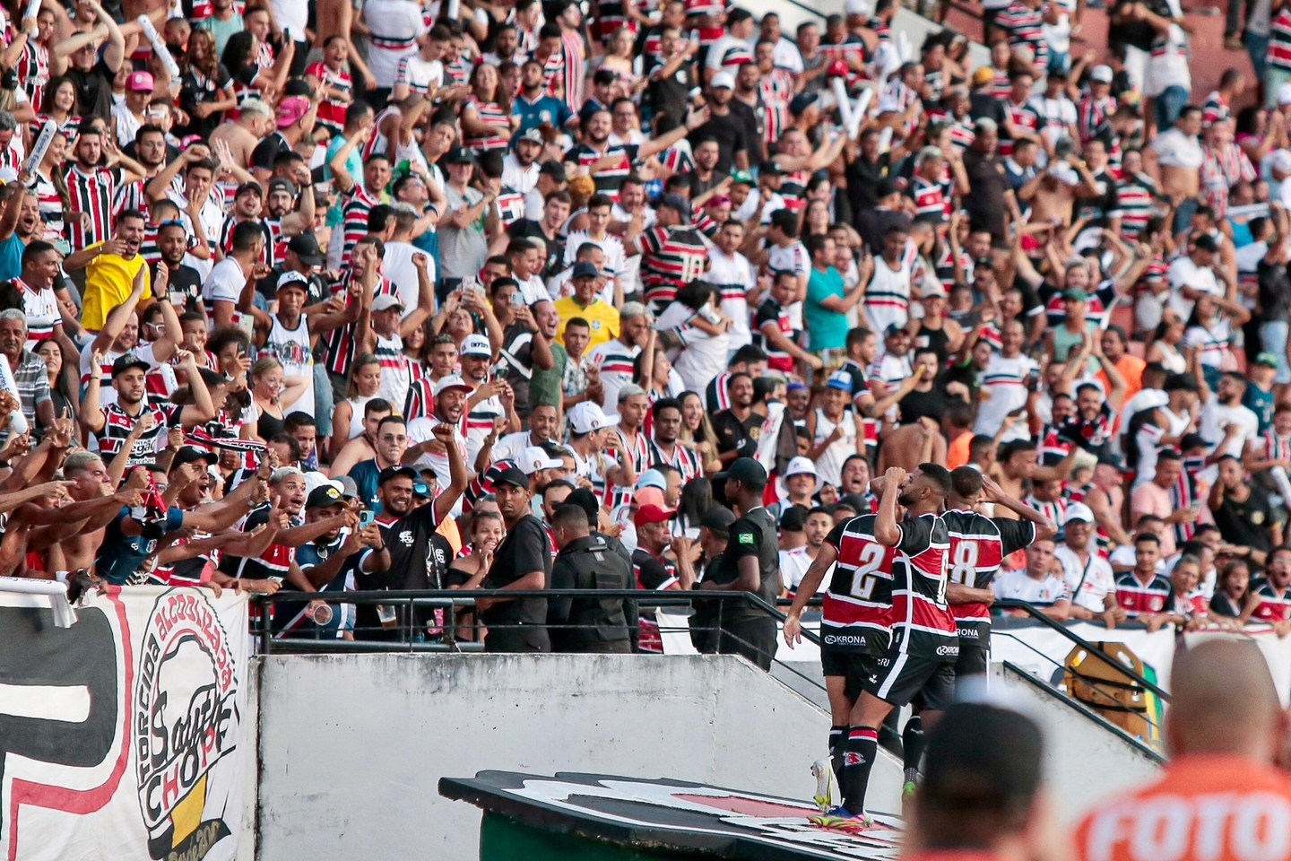 Santa abriu o placar no Arruda no Clássico das Emoções