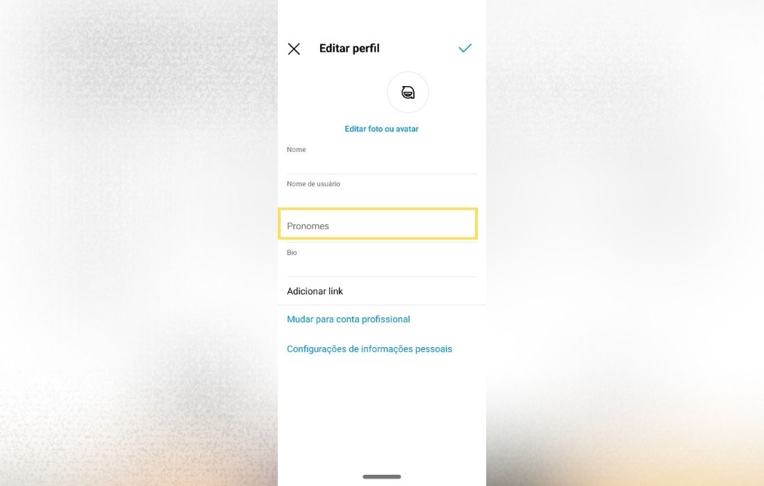 Funcionalidade de disposição de pronomes do usuário é liberada em português pelo Instagram nesta quarta-feira (4)