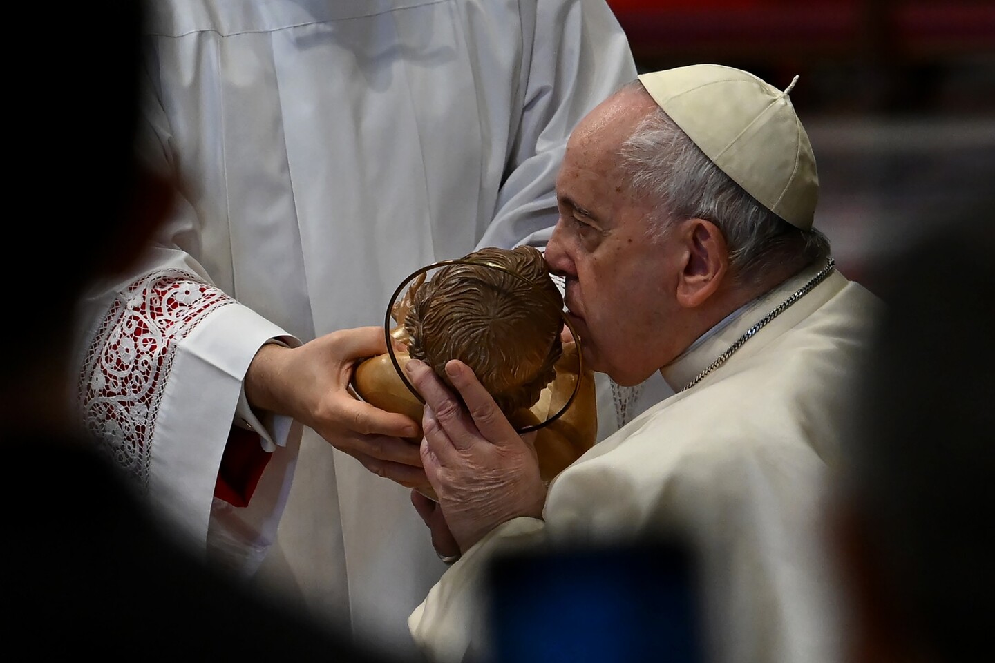 Papa Francisco na primeira missa de 2023