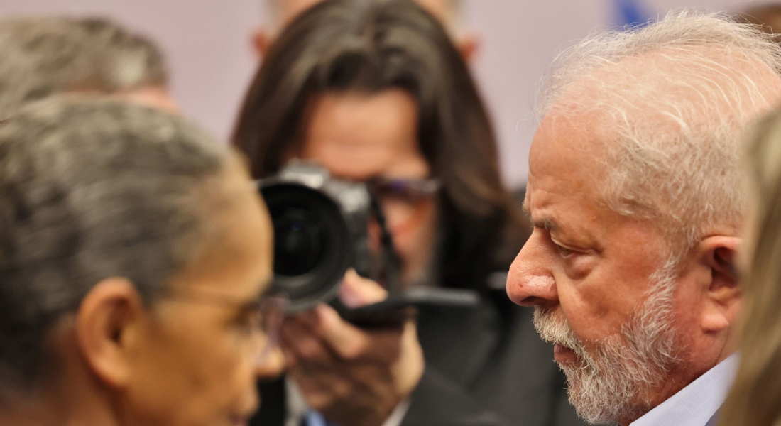 Ricardo Stuckert fotografando Marina Silva e Lula