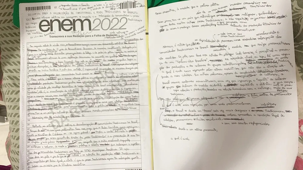 Redação nota 1000: leia 10 redações da última edição do Enem