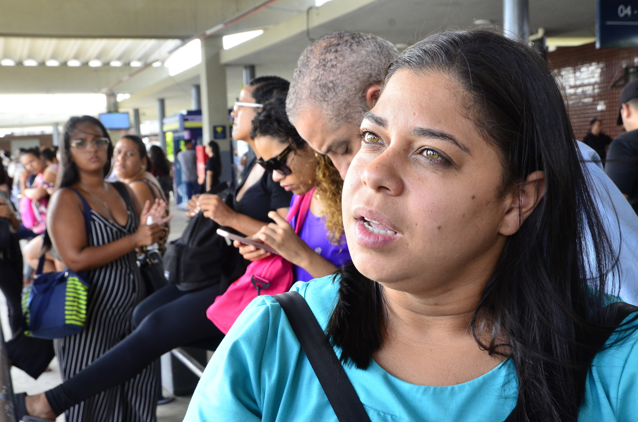 Jaqueline Lima, usuária do transporte público na RMR