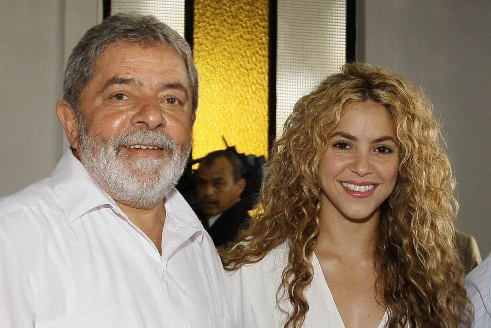 Lula recebeu Shakira