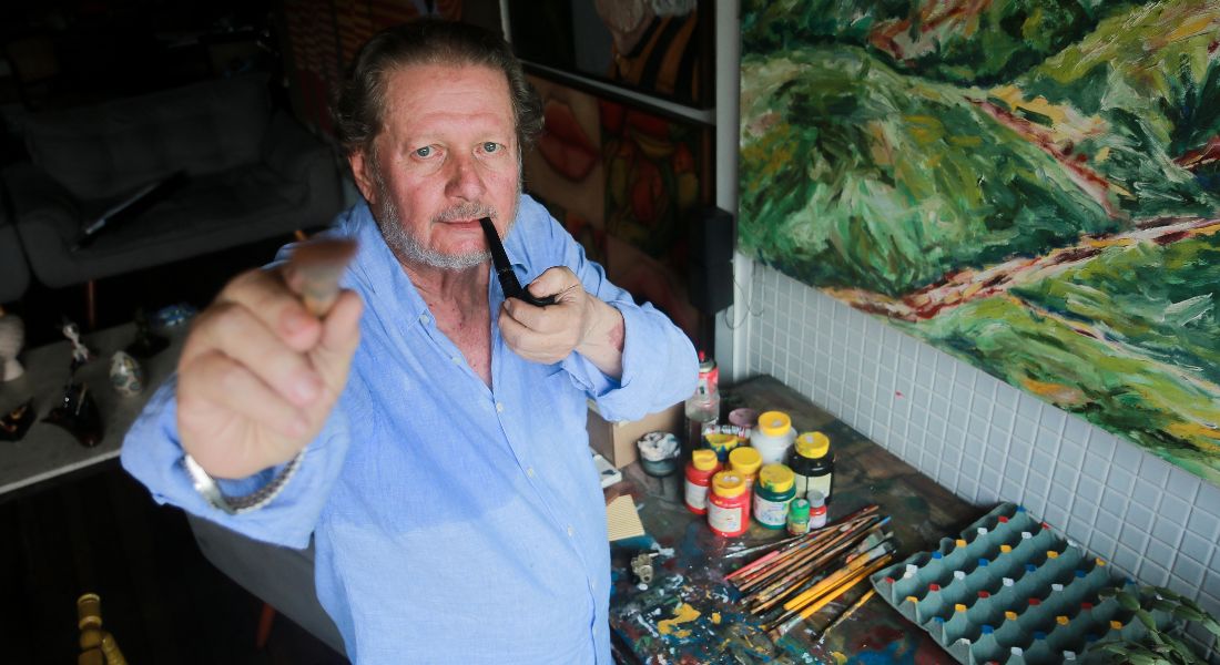 Sérgio Lemos, artista plástico pernambucano