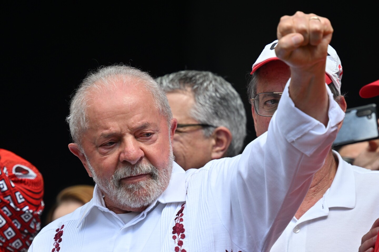 Lula no ato do Dia do Trabalhador 2023