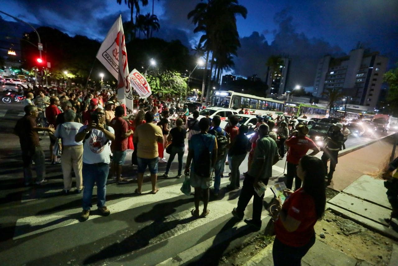 Protesto de professores da rede estadual