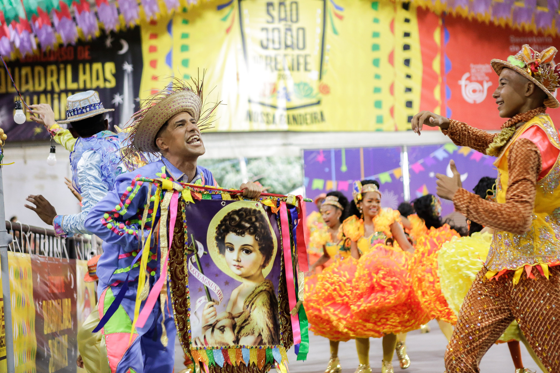 Quadrilha Junina Brincant's Show, que participará do concurso