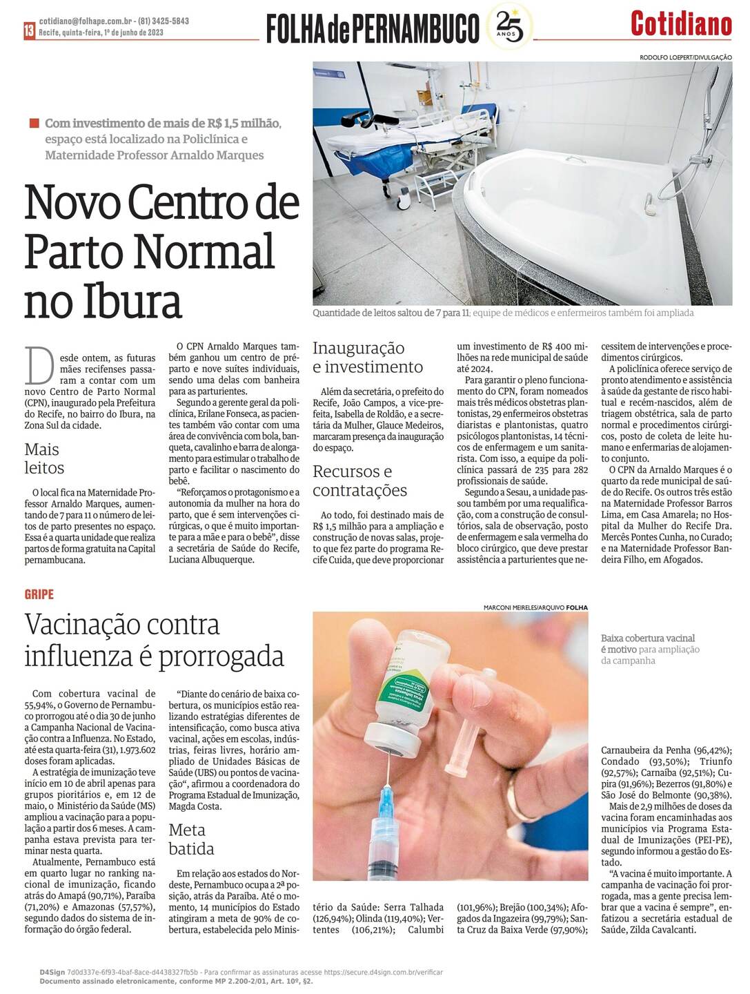 Caruaru consegue recursos para maternidade - Blog da Folha - Folha PE