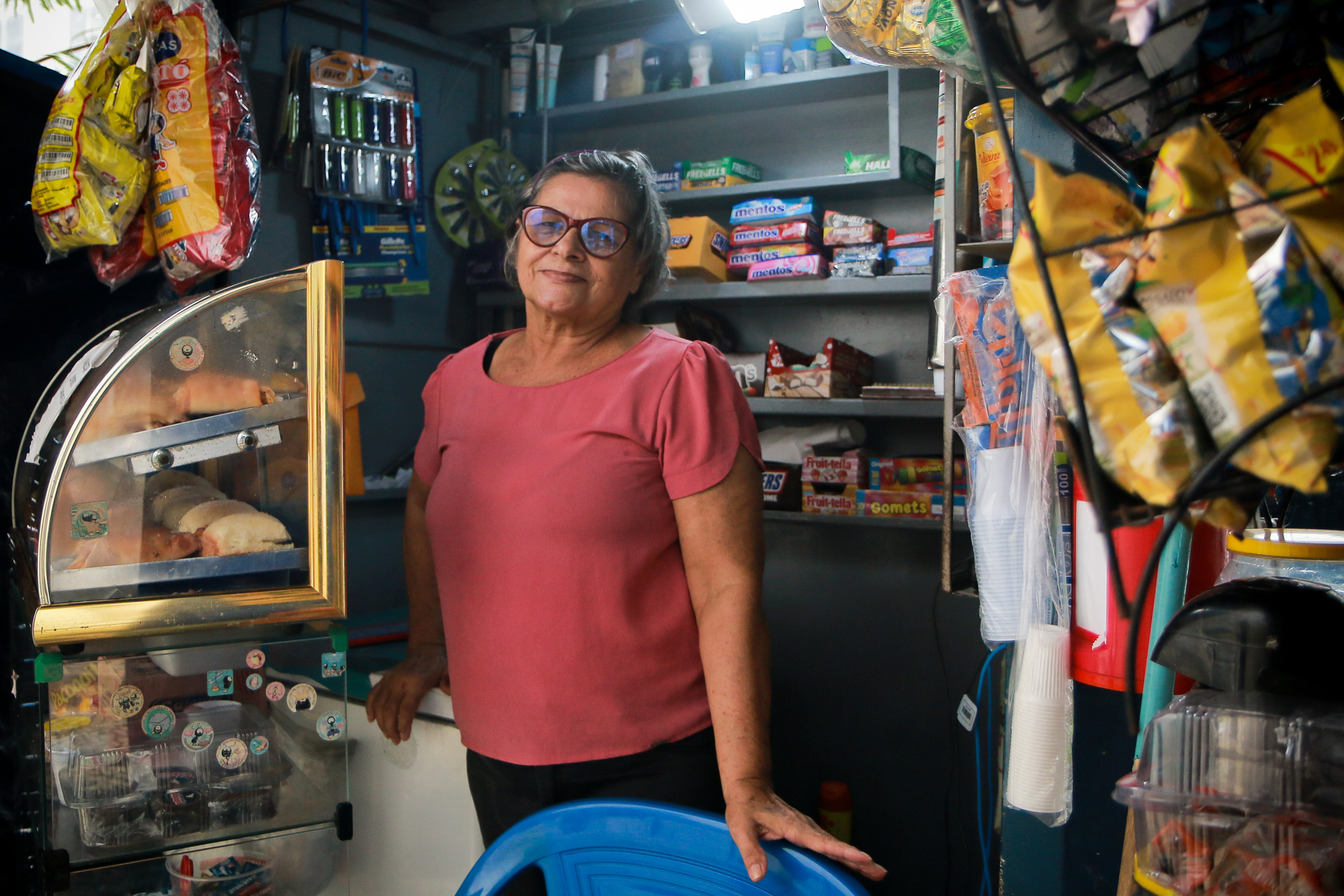 Teresa Júlia, comerciante no Bairro do Recife